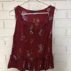 American eagle tie neck tank